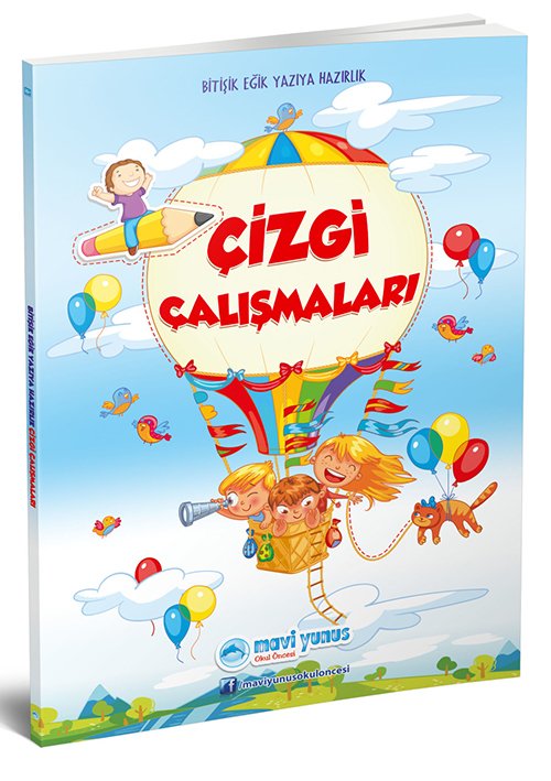 Çizgi Çalışmaları - Bitişik Eğik Yazıya Hazırlık (4-5-6 Yaş)