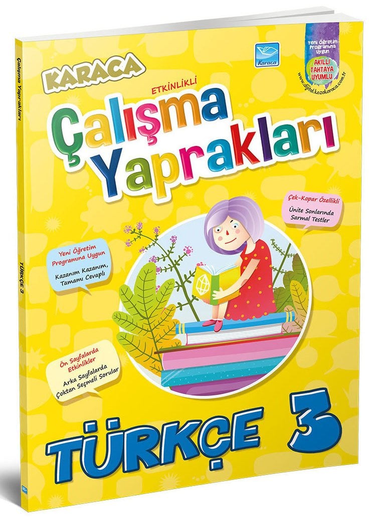 3. Sınıf Türkçe Etkinlikli Soru Bankası Çalışma Yaprakları