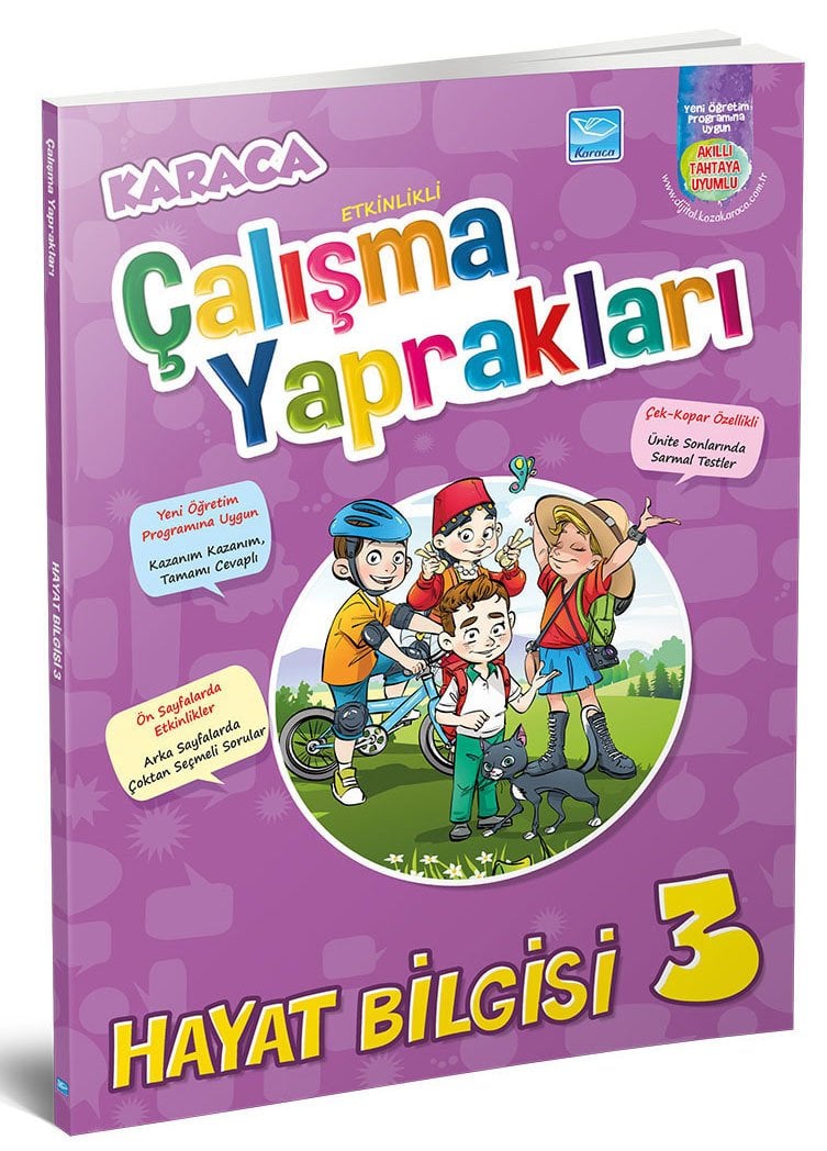 3. Sınıf Hayat Bilgisi Etkinlikli Soru Bankası Çalışma Yaprakları