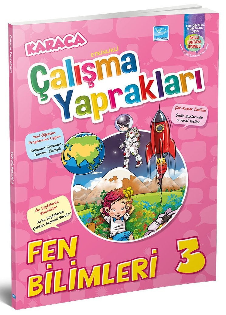 3. Sınıf Fen Bilimleri Etkinlikli Soru Bankası Çalışma Yaprakları