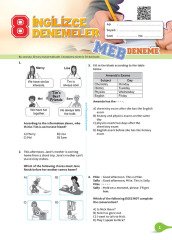 8. Sınıf OVERCOME LGS (İngilizce 16 Deneme Sınavı + MEB LGS Soruları)