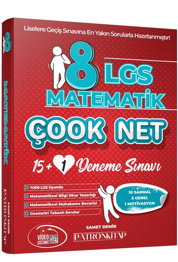 8. Sınıf LGS Çook Net Matematik 16'lı Sarmal Deneme Sınavı