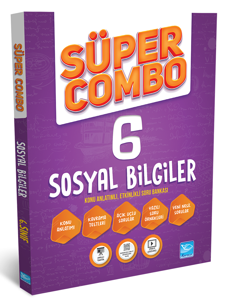 Süper Combo Sosyal Bilgiler 6. Sınıf Soru Bankası