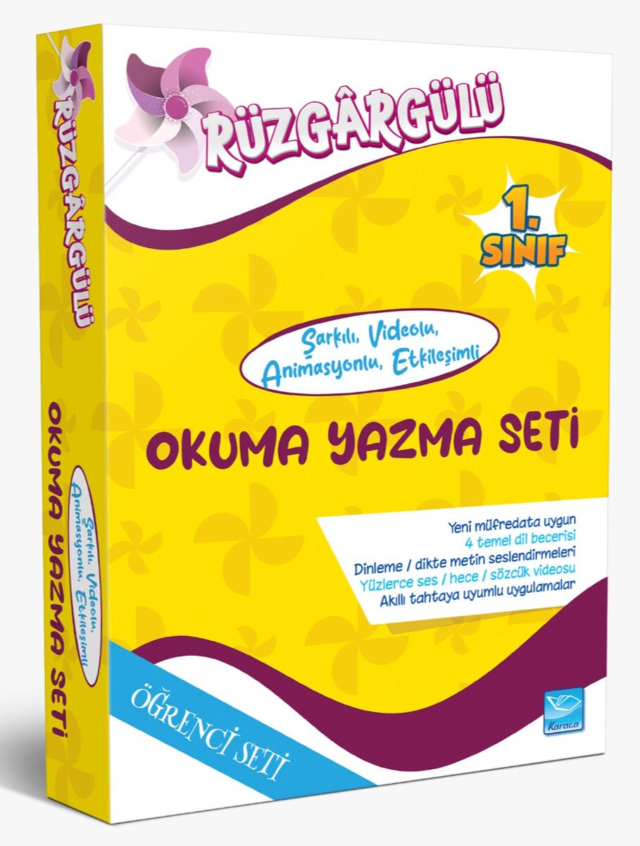 1. Sınıf Rüzgargülü Okuma Yazma Seti