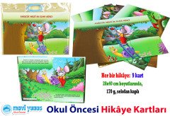 Farecik Muzi ile Elma Ağacı Hikaye Kartı (3-4-5 Yaş)