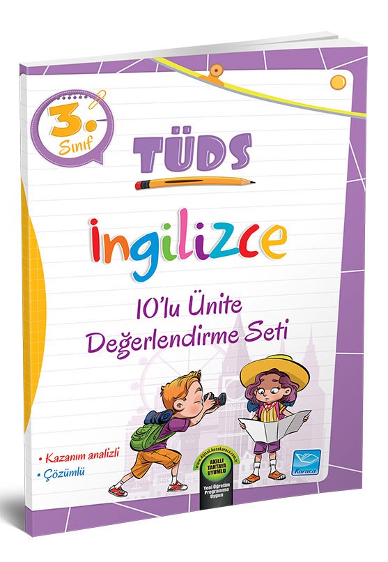 3. Sınıf TÜDS İngilizce 10’lu Ünite Değerlendirme Seti